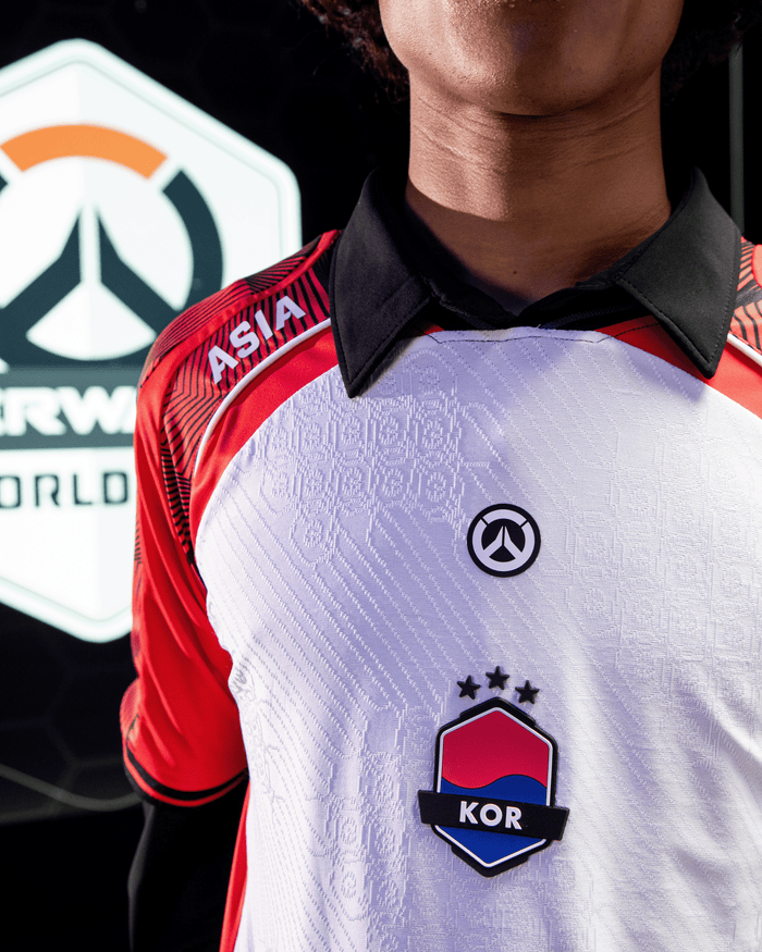 Chest close up of South Korea Jersey